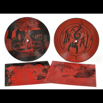 NUNSLAUGHTER / CRUCIFIER Trafficking with the Devil (7" PICTURE DISC w/ Insert) [VINYL 7"]